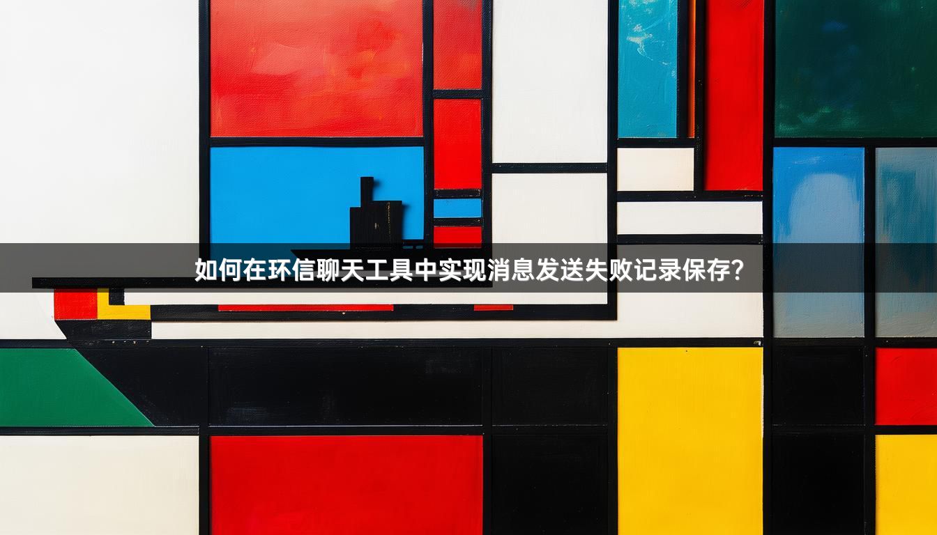 如何在环信聊天工具中实现消息发送失败记录保存？