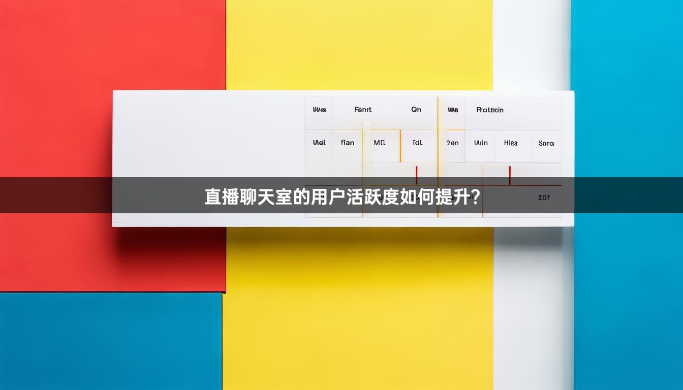 直播聊天室的用户活跃度如何提升？