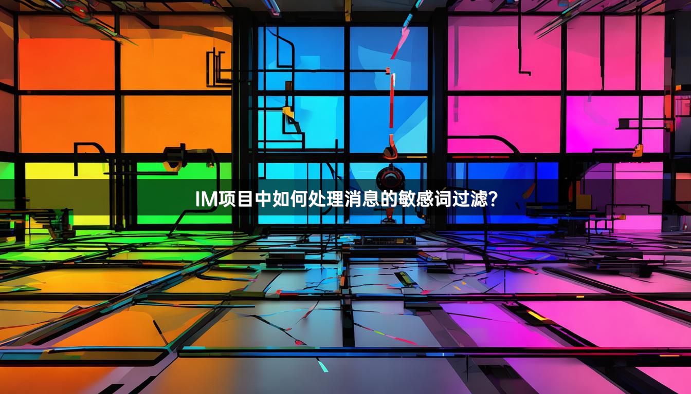 IM项目中如何处理消息的敏感词过滤？