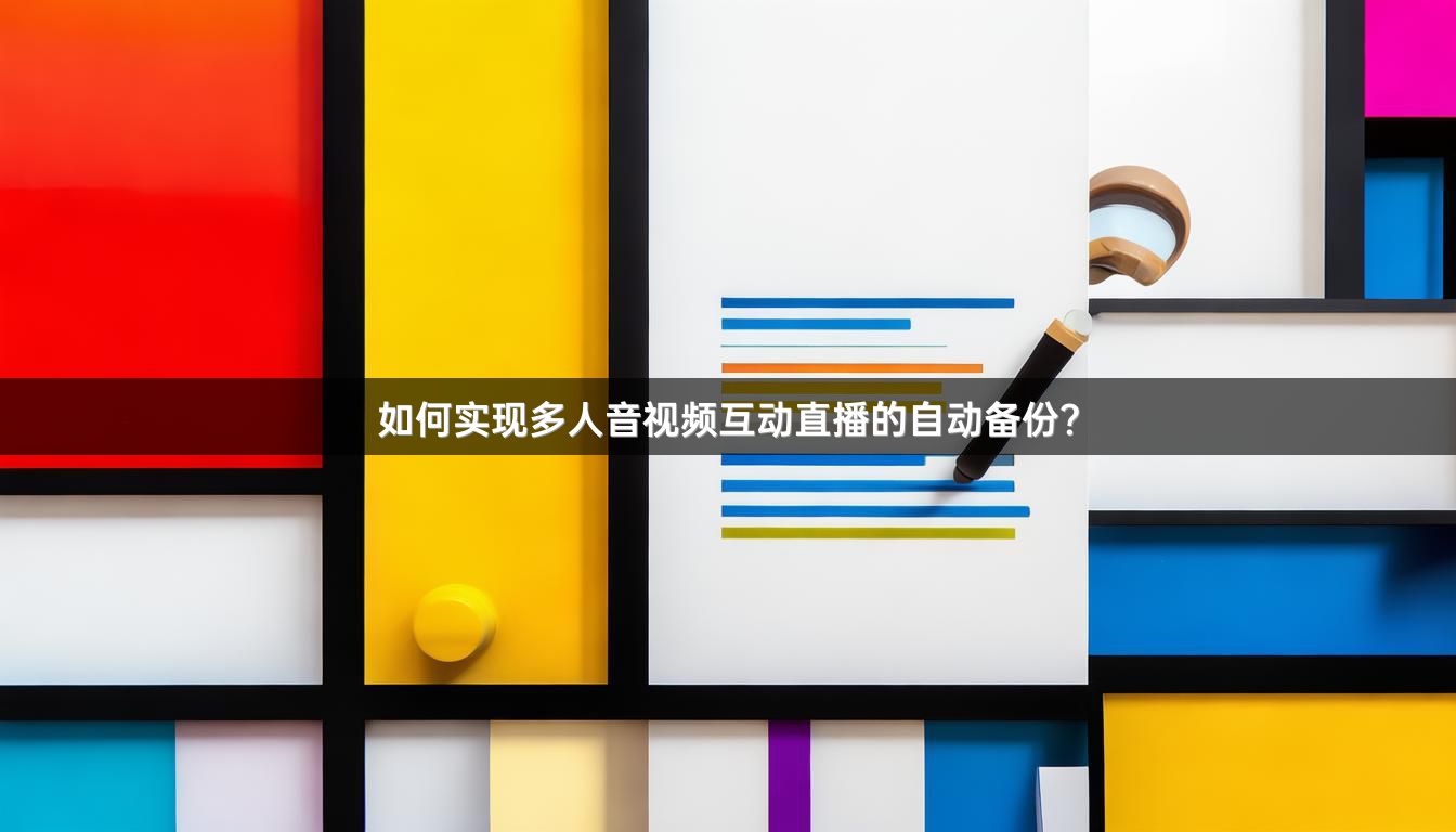 如何实现多人音视频互动直播的自动备份？