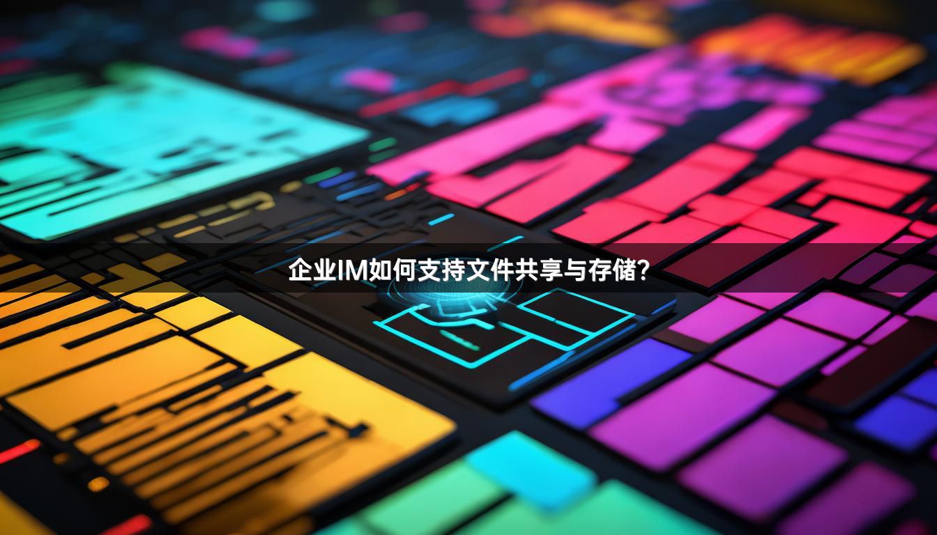 企业IM如何支持文件共享与存储？