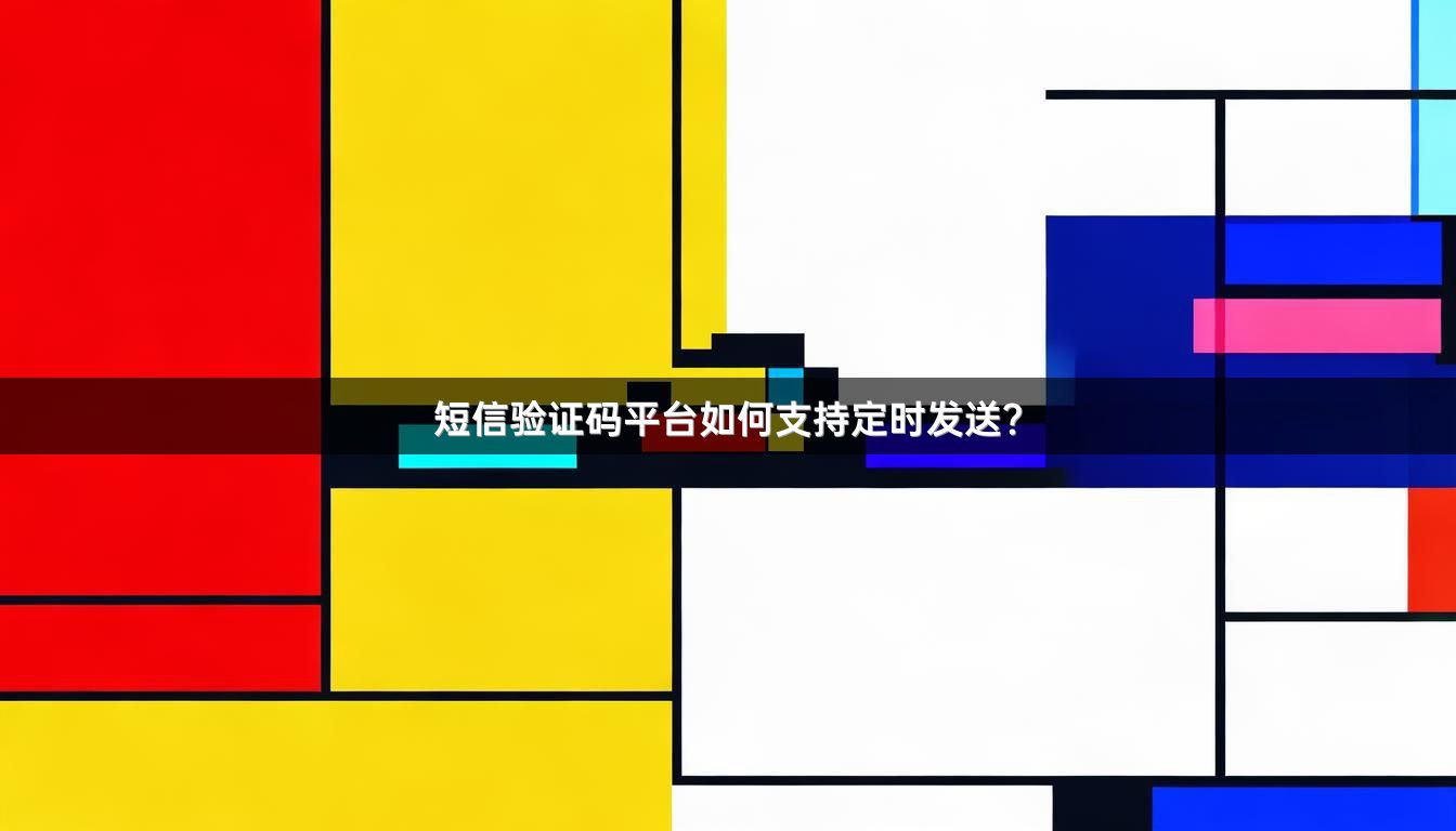 短信验证码平台如何支持定时发送？