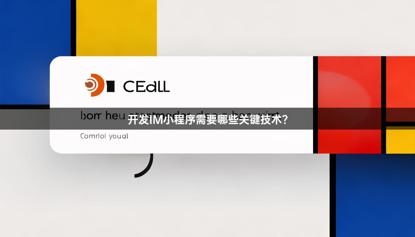 开发IM小程序需要哪些关键技术？