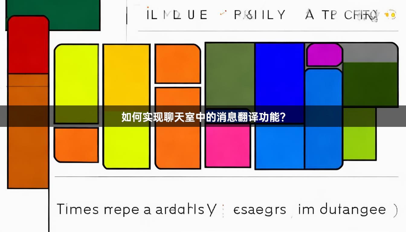 如何实现聊天室中的消息翻译功能？