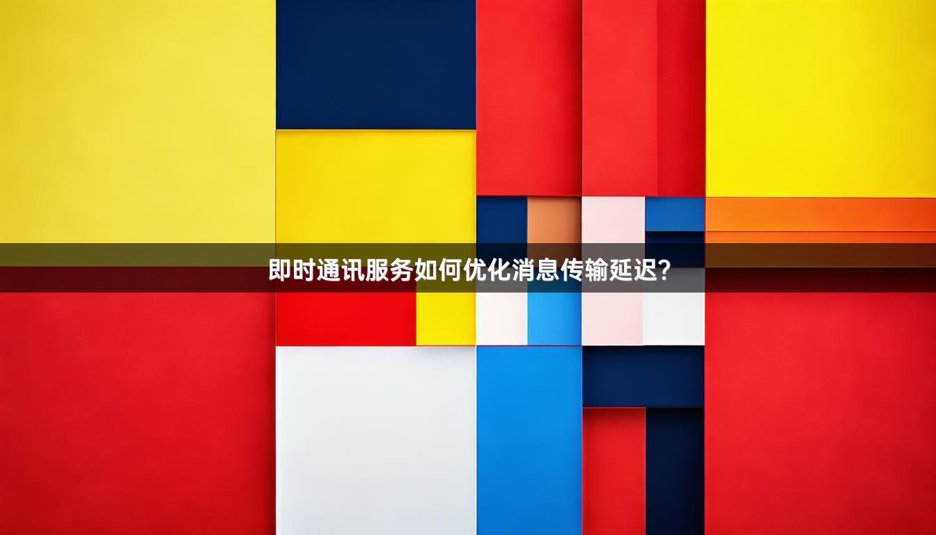 即时通讯服务如何优化消息传输延迟？