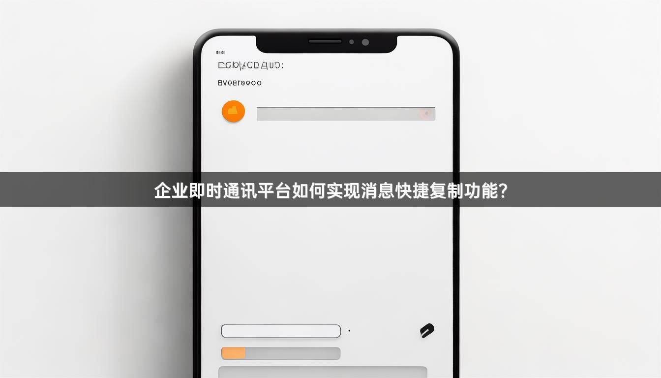 企业即时通讯平台如何实现消息快捷复制功能？