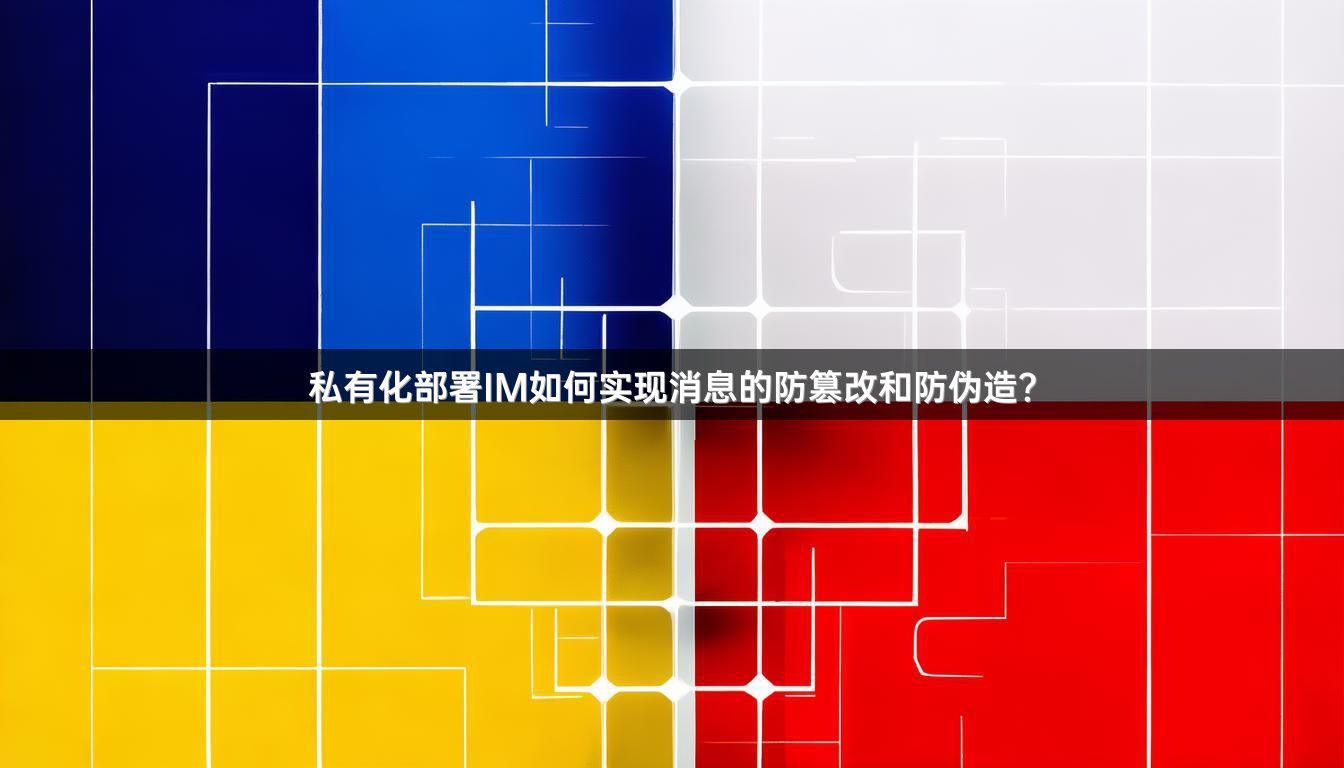 私有化部署IM如何实现消息的防篡改和防伪造？