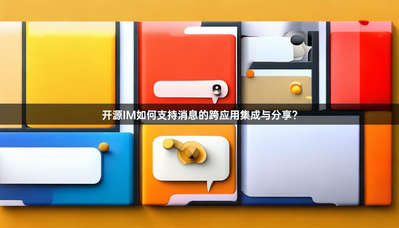 开源IM如何支持消息的跨应用集成与分享？