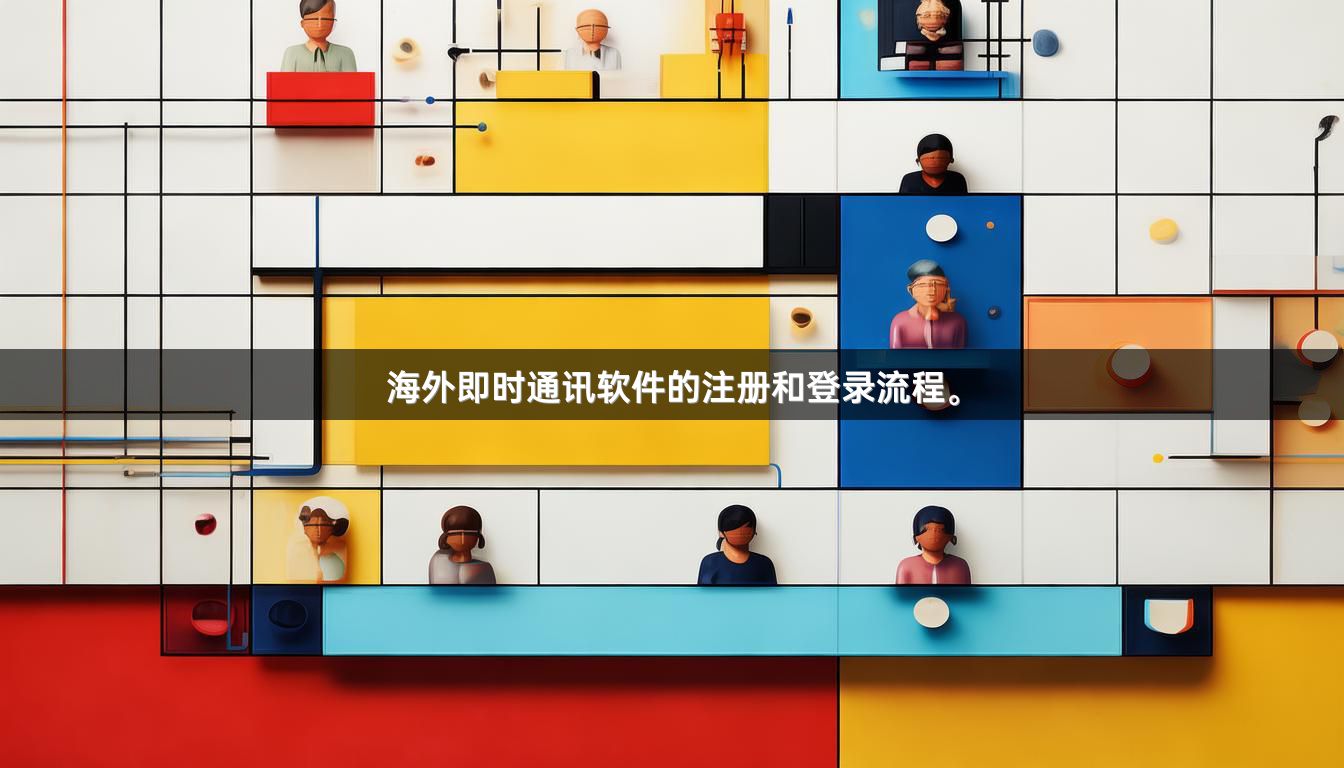 海外即时通讯软件的注册和登录流程。