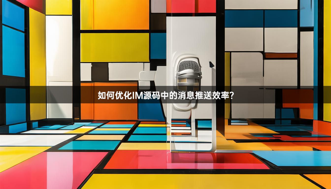 如何优化IM源码中的消息推送效率？