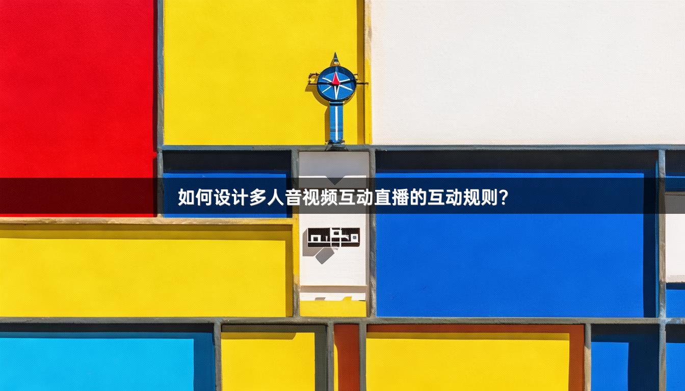 如何设计多人音视频互动直播的互动规则？