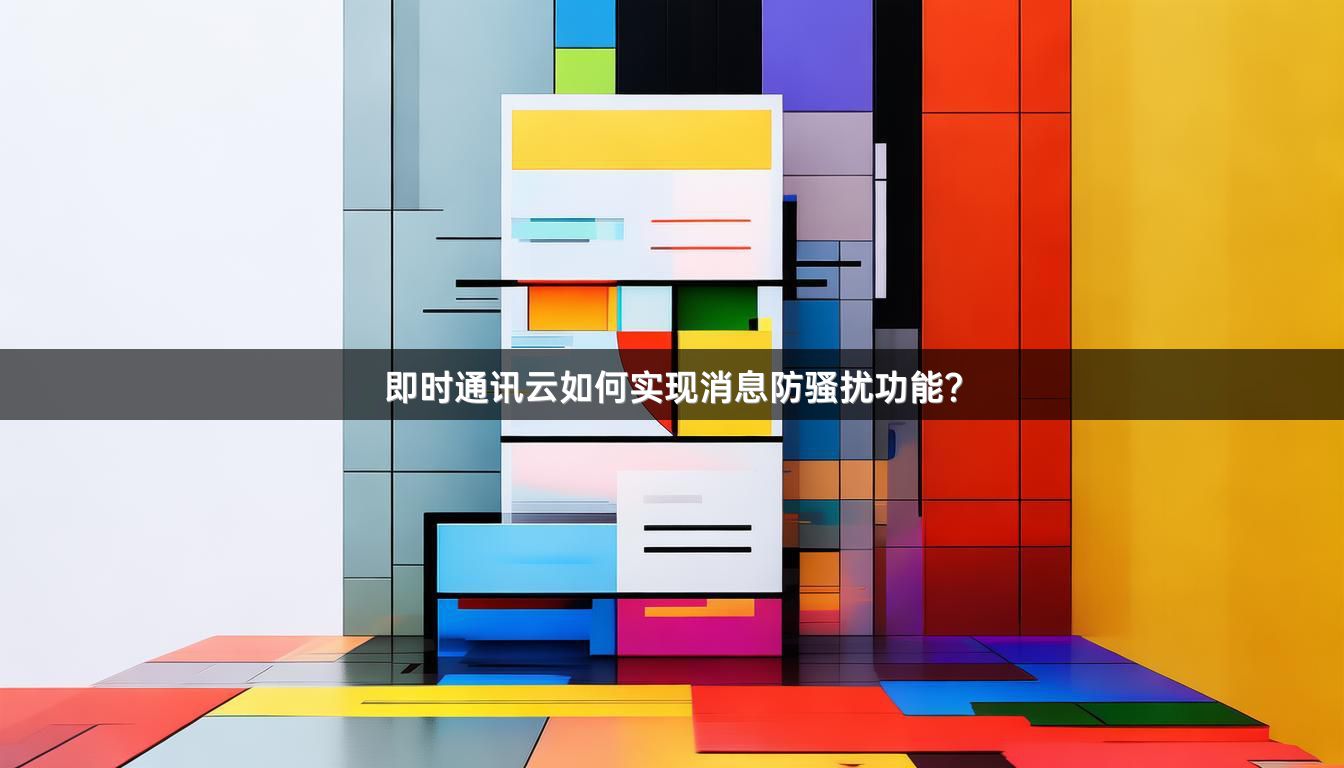 即时通讯云如何实现消息防骚扰功能？