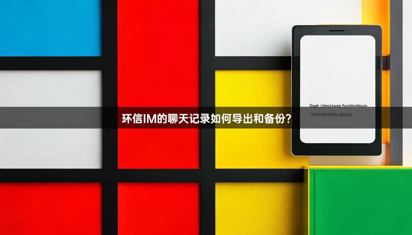 环信IM的聊天记录如何导出和备份？