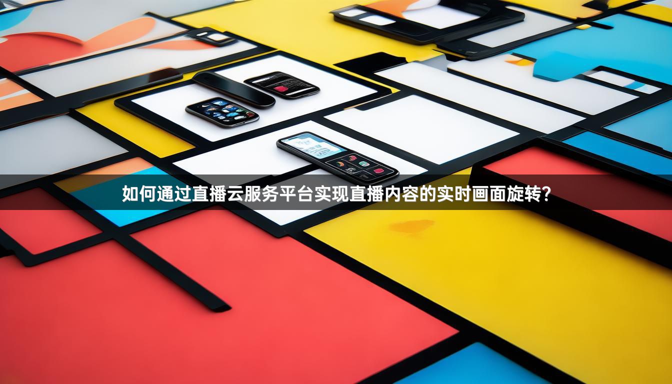 如何通过直播云服务平台实现直播内容的实时画面旋转？
