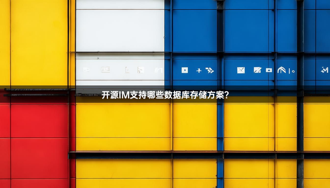 开源IM支持哪些数据库存储方案？