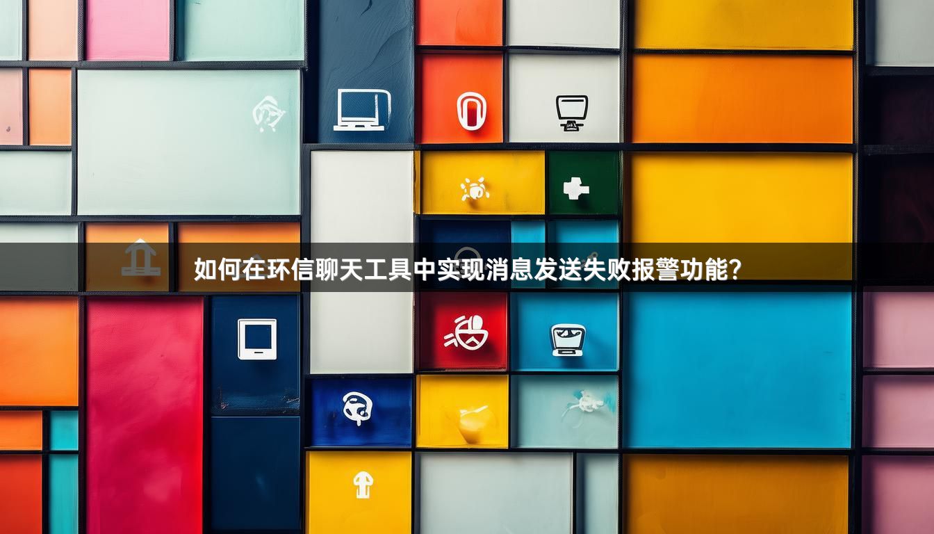 如何在环信聊天工具中实现消息发送失败报警功能？
