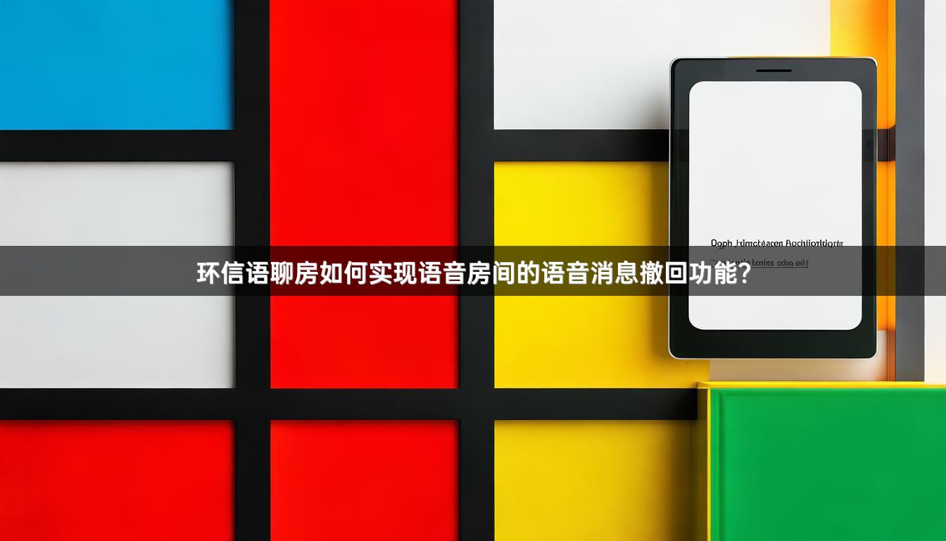 环信语聊房如何实现语音房间的语音消息撤回功能？