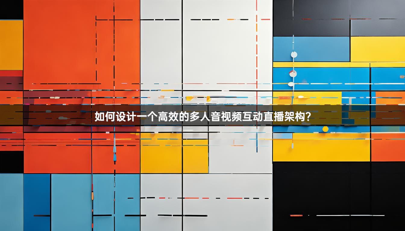 如何设计一个高效的多人音视频互动直播架构？