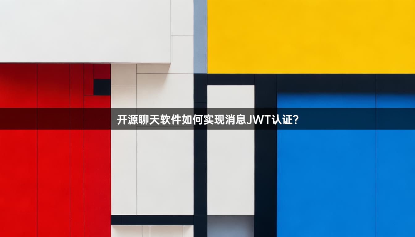 开源聊天软件如何实现消息JWT认证？