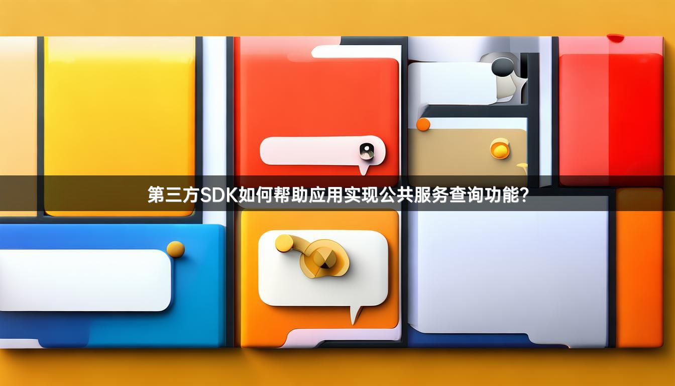 第三方SDK如何帮助应用实现公共服务查询功能？