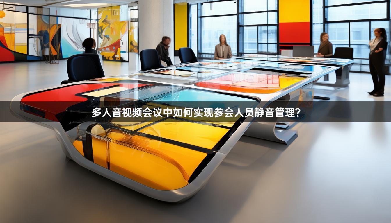 多人音视频会议中如何实现参会人员静音管理？