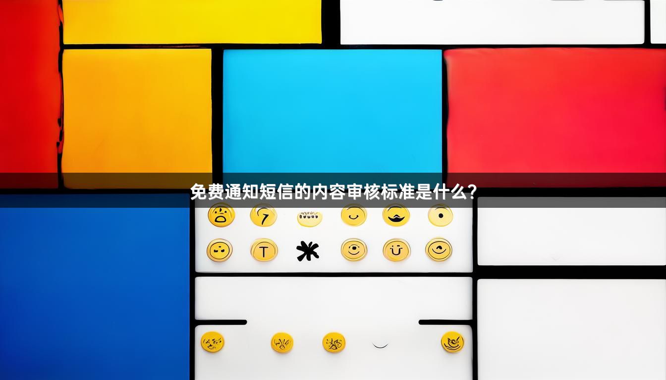 免费通知短信的内容审核标准是什么？