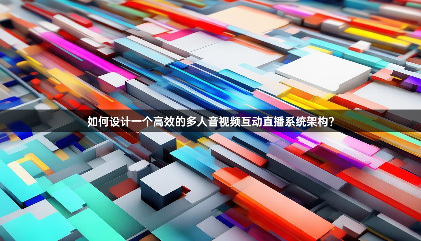 如何设计一个高效的多人音视频互动直播系统架构？
