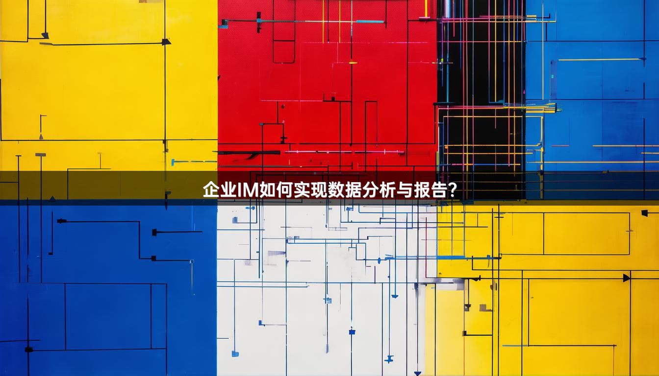 企业IM如何实现数据分析与报告？
