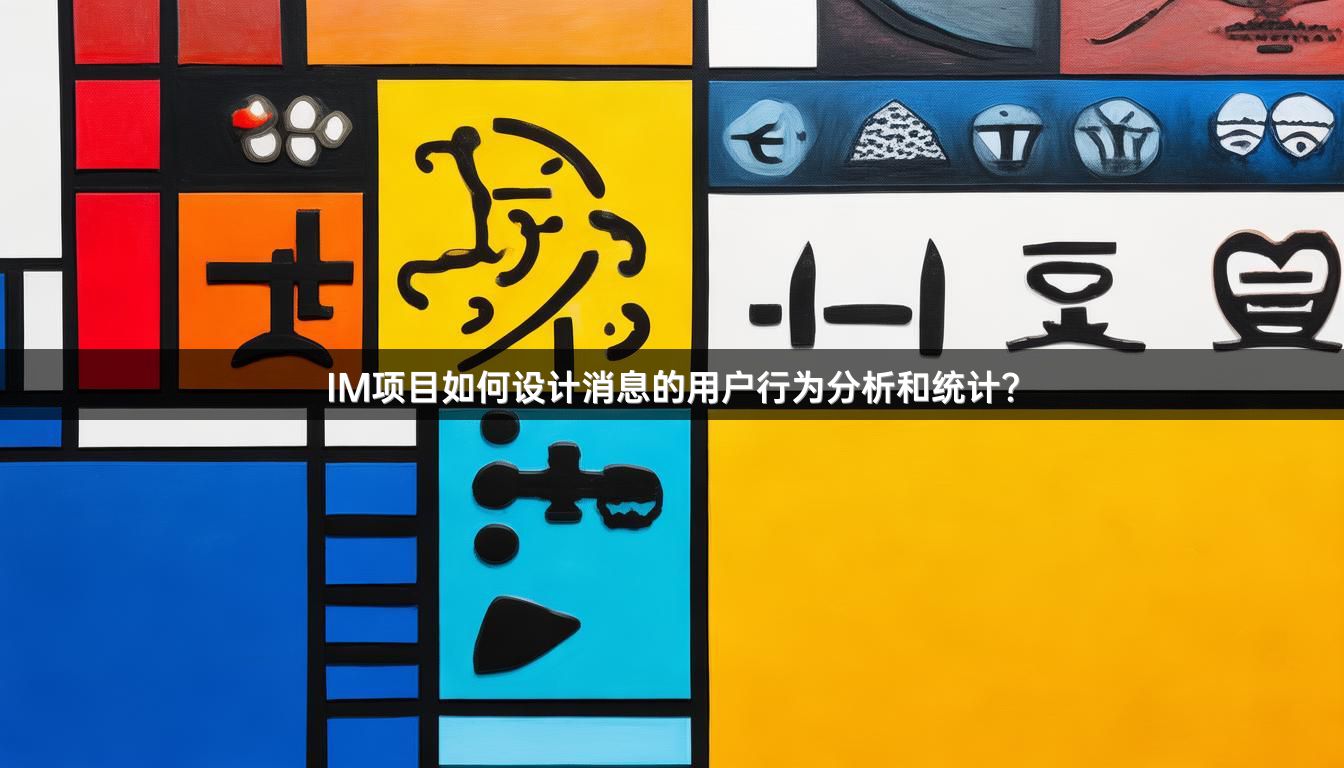 IM项目如何设计消息的用户行为分析和统计？