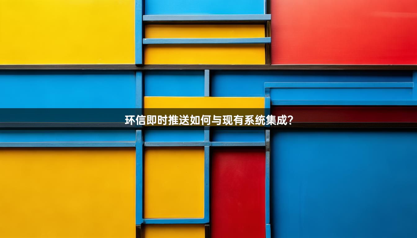 环信即时推送如何与现有系统集成？