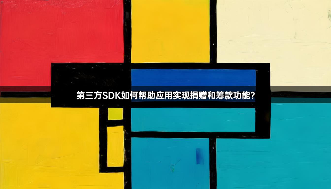 第三方SDK如何帮助应用实现捐赠和筹款功能？