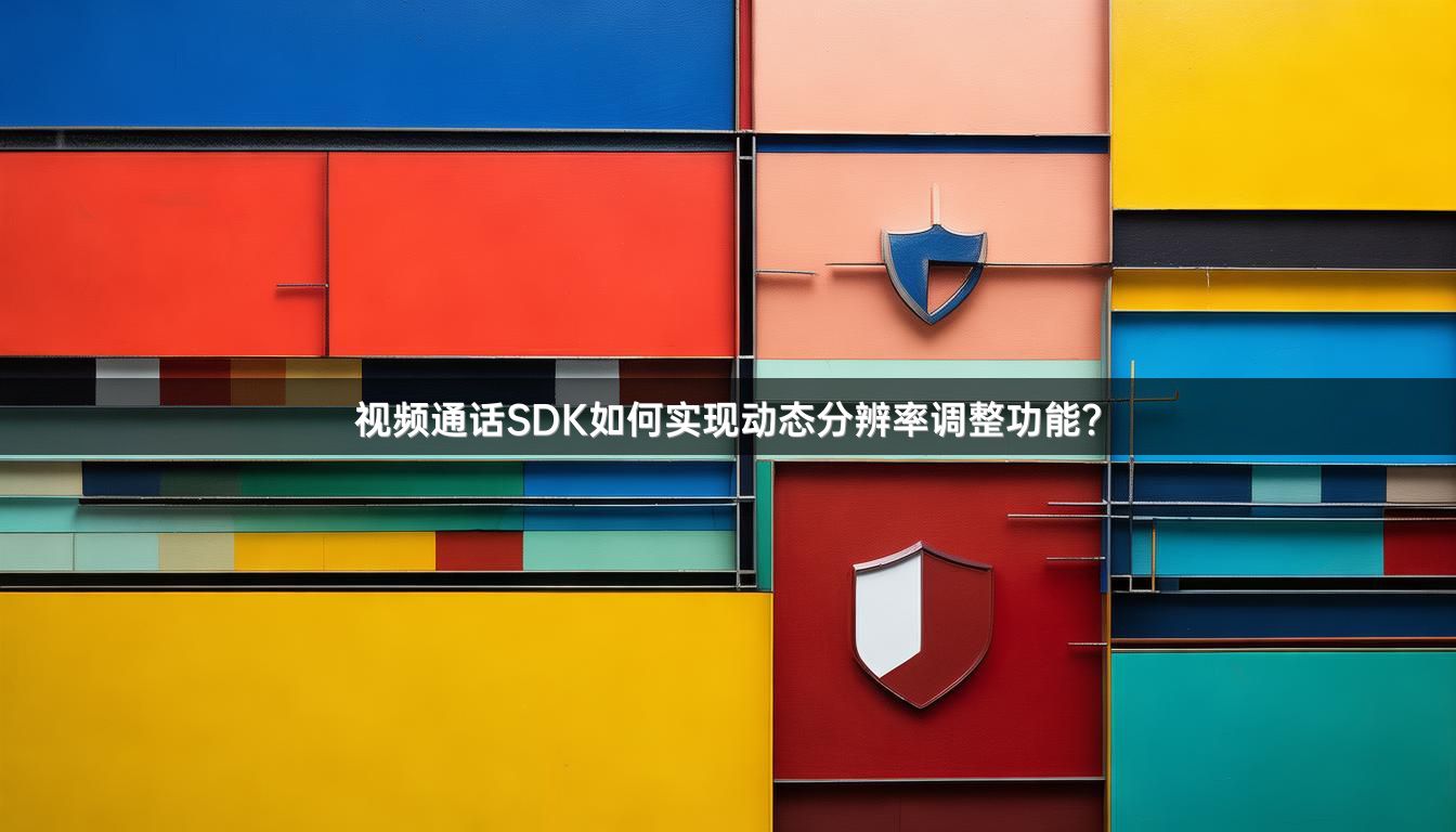 视频通话SDK如何实现动态分辨率调整功能？
