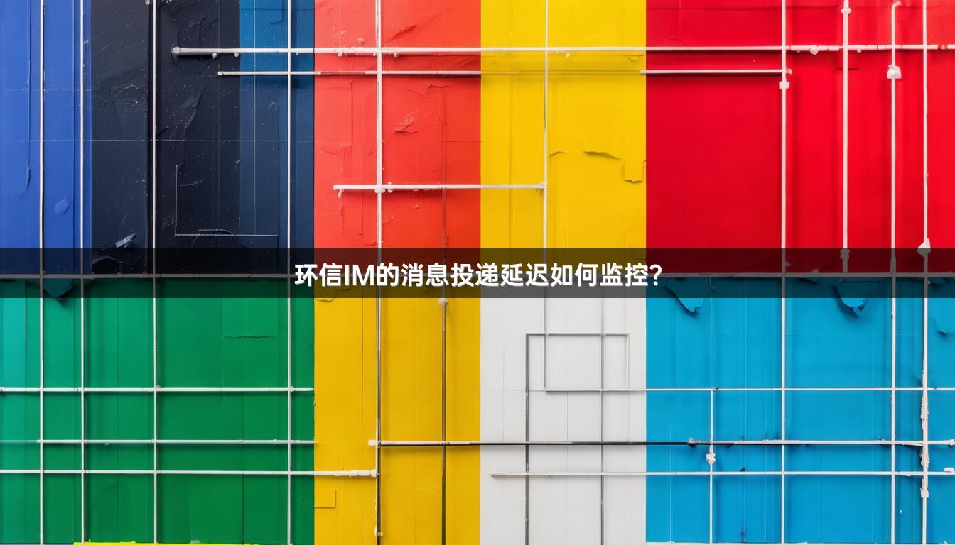环信IM的消息投递延迟如何监控？