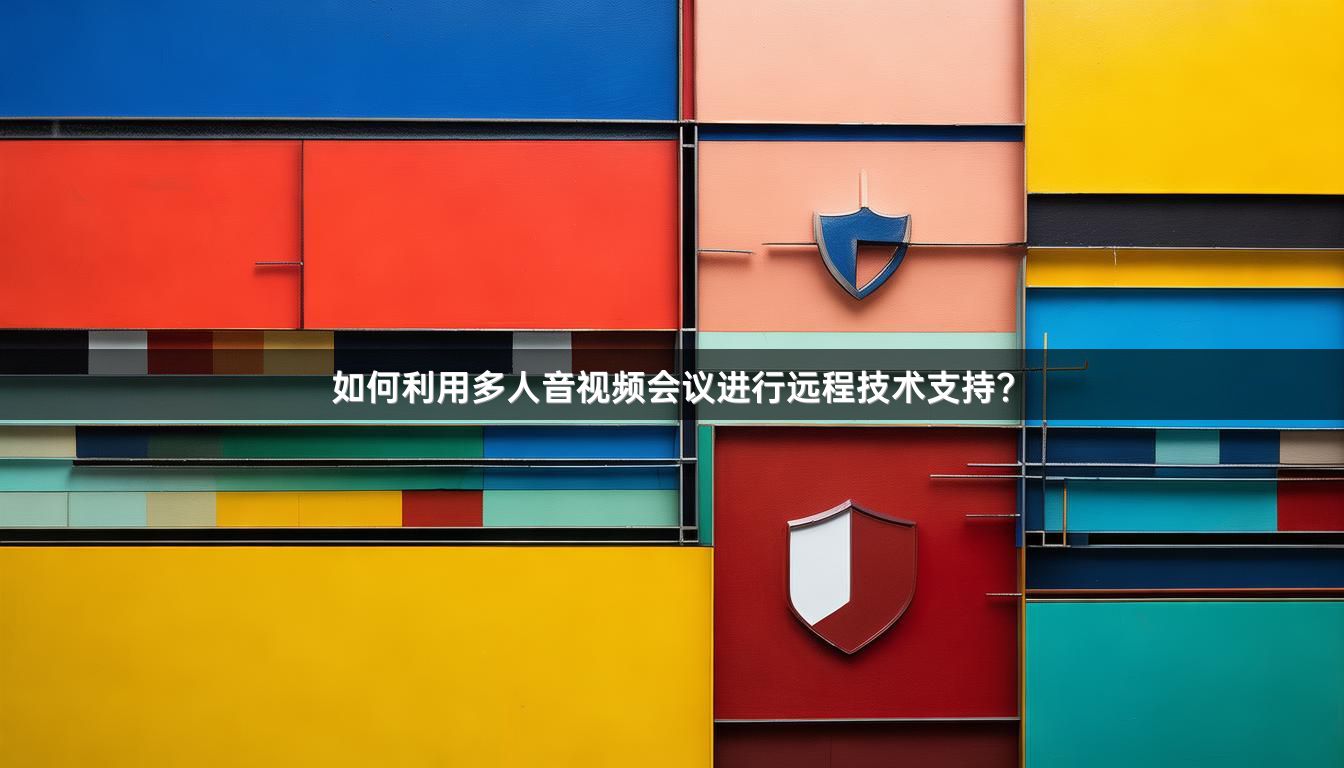 如何利用多人音视频会议进行远程技术支持？