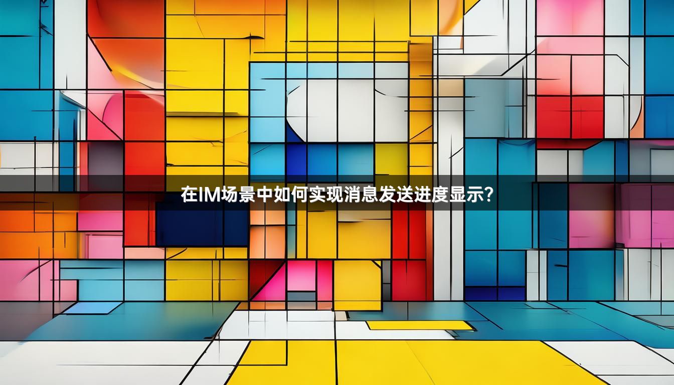 在IM场景中如何实现消息发送进度显示？