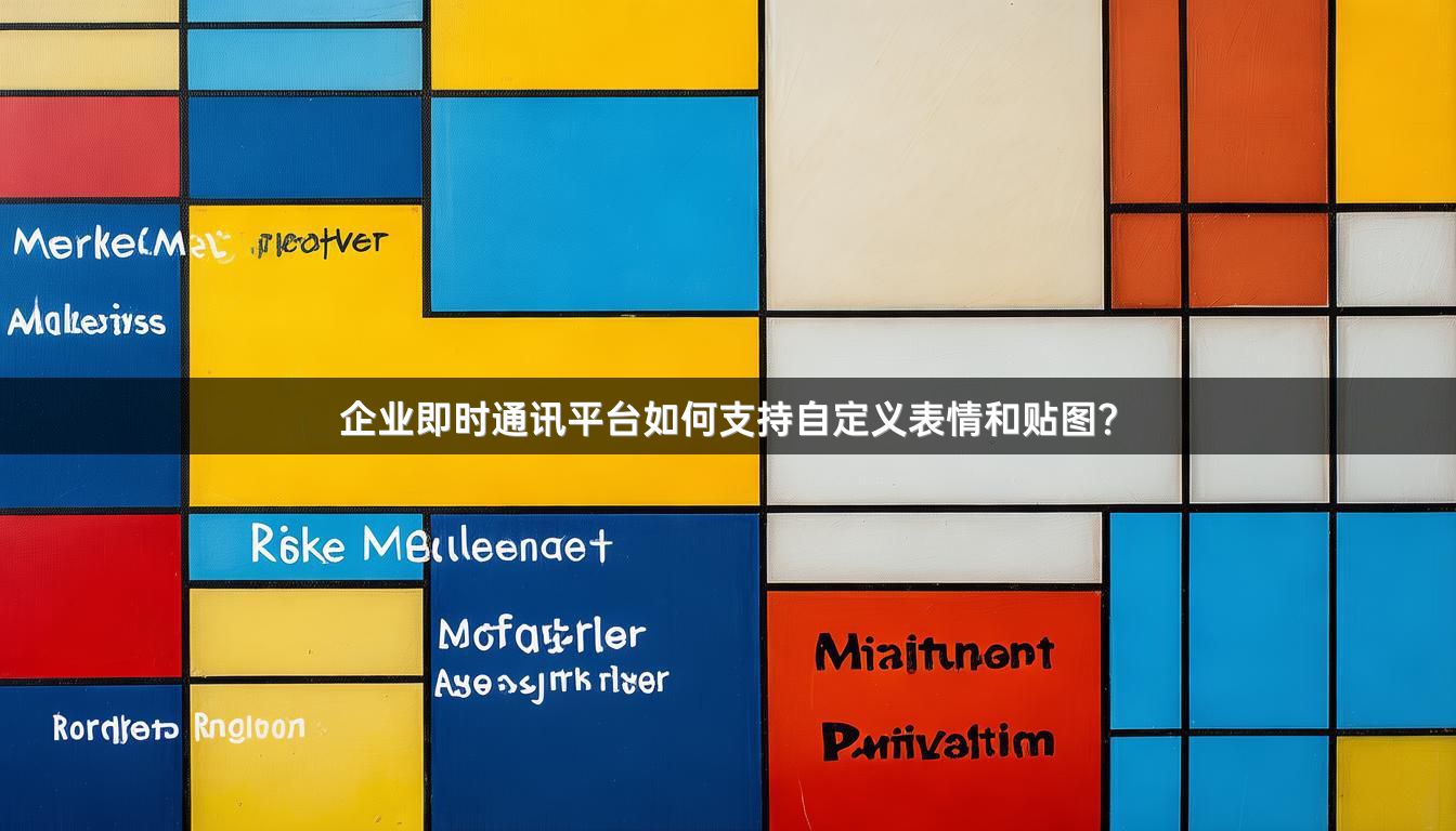 企业即时通讯平台如何支持自定义表情和贴图？