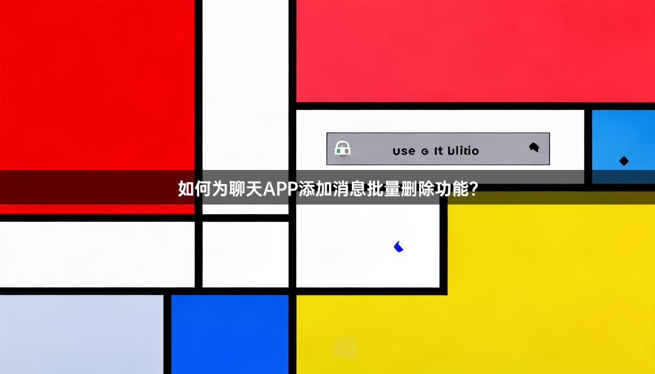 如何为聊天APP添加消息批量删除功能？