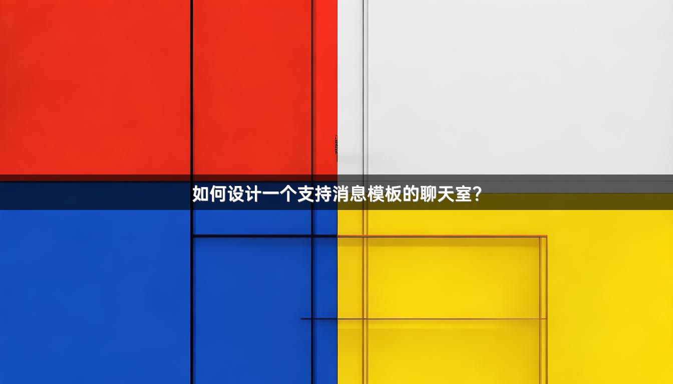 如何设计一个支持消息模板的聊天室？