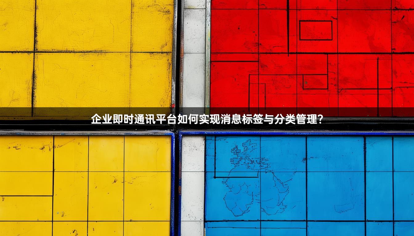 企业即时通讯平台如何实现消息标签与分类管理？