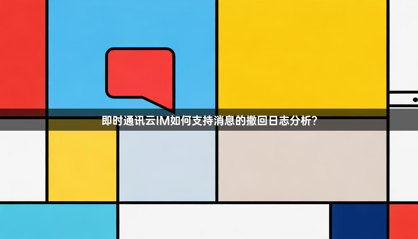 即时通讯云IM如何支持消息的撤回日志分析？