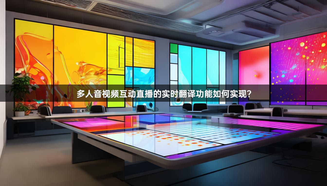 多人音视频互动直播的实时翻译功能如何实现？