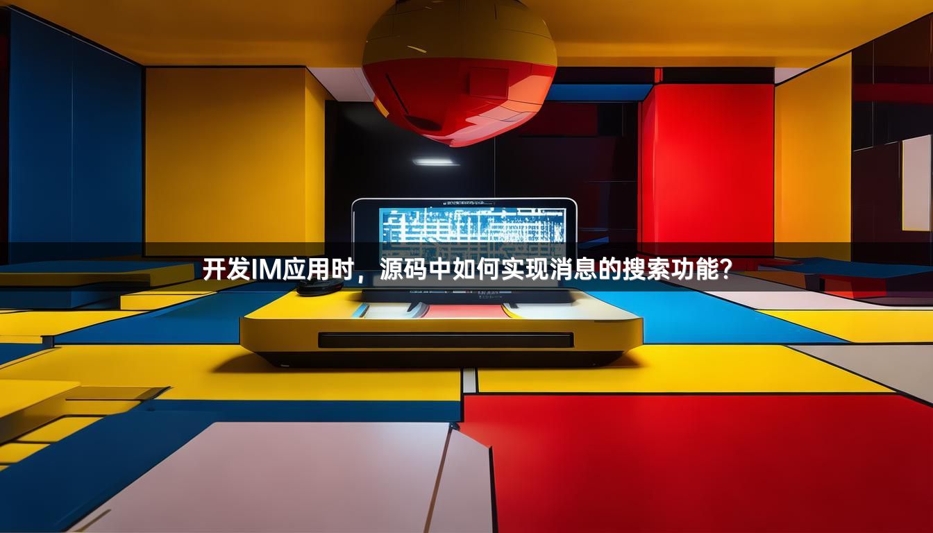 开发IM应用时，源码中如何实现消息的搜索功能？
