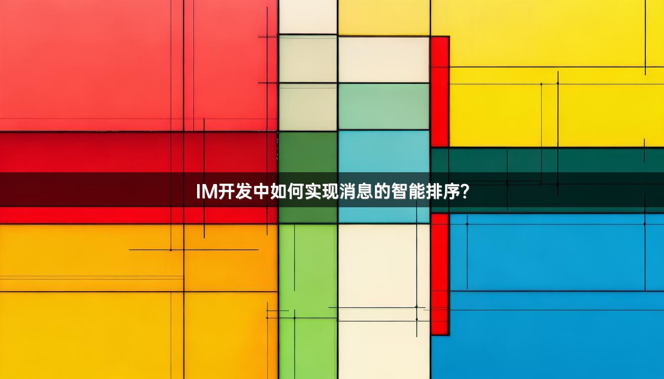 IM开发中如何实现消息的智能排序？