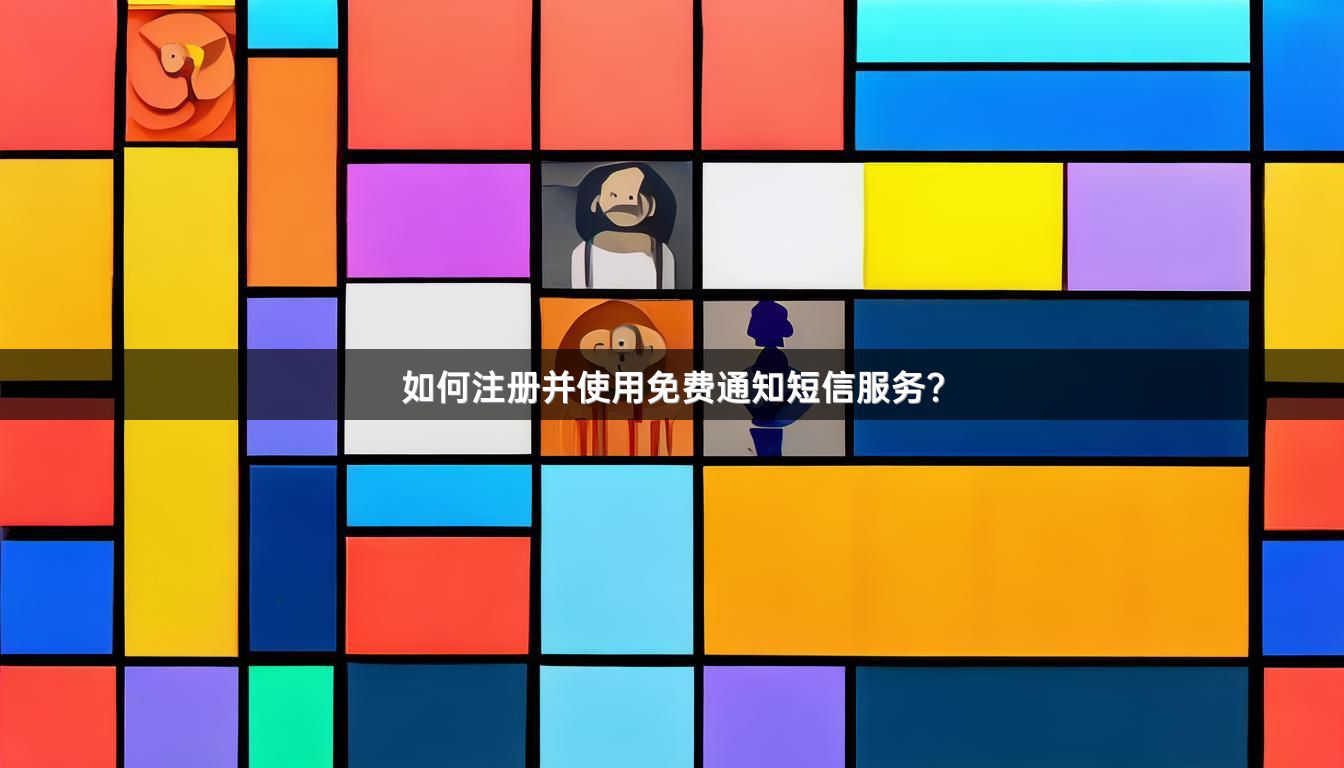 如何注册并使用免费通知短信服务？