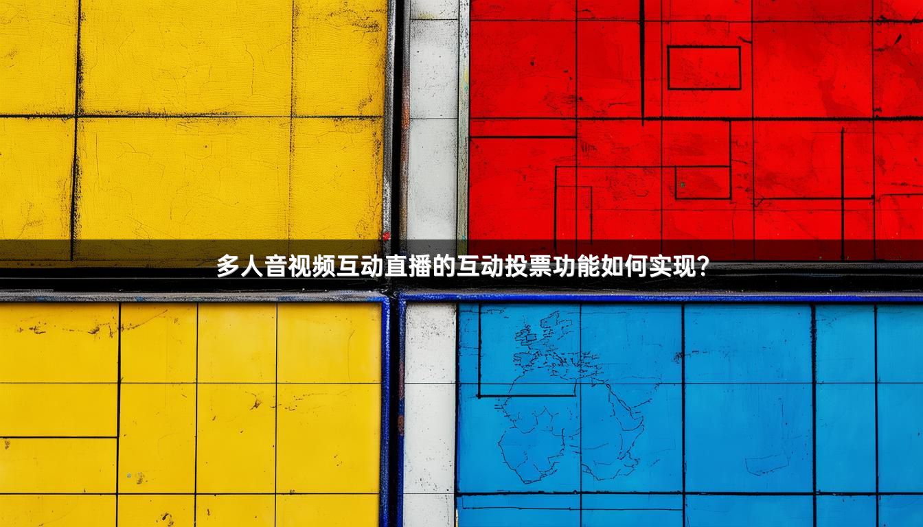 多人音视频互动直播的互动投票功能如何实现？