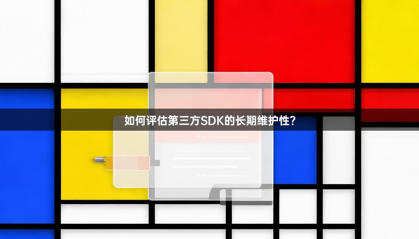 如何评估第三方SDK的长期维护性？