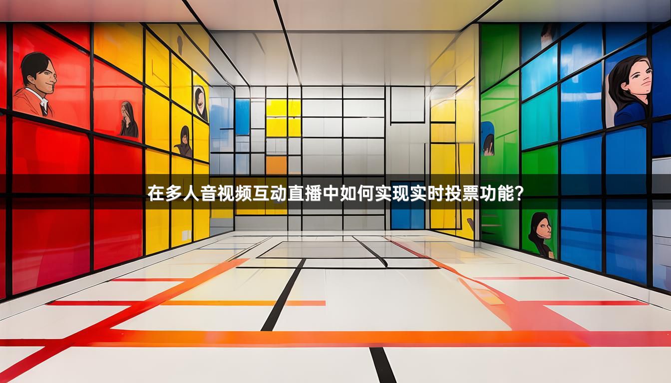 在多人音视频互动直播中如何实现实时投票功能？