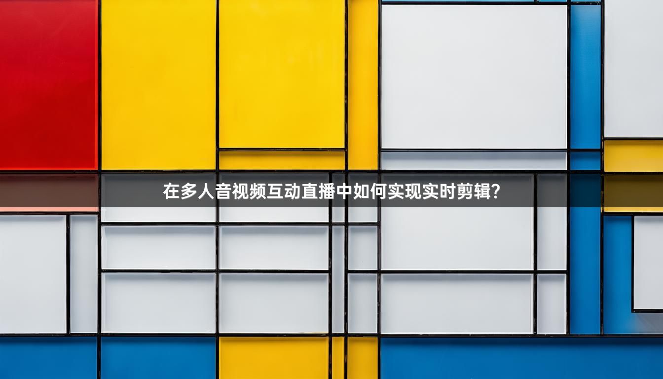 在多人音视频互动直播中如何实现实时剪辑？