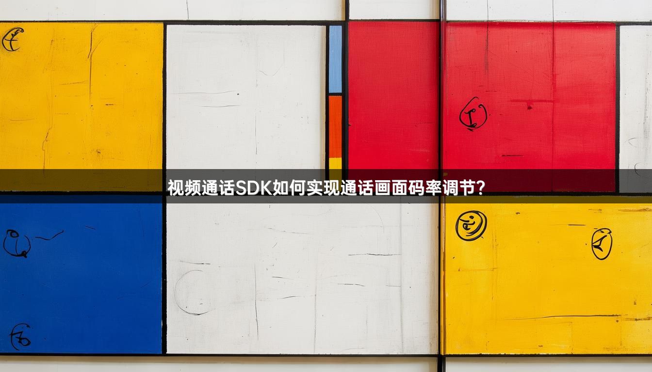 视频通话SDK如何实现通话画面码率调节？
