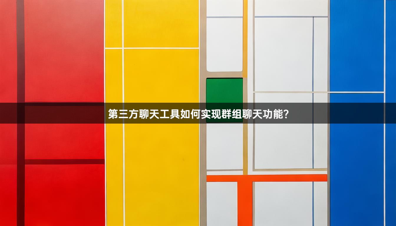 第三方聊天工具如何实现群组聊天功能？